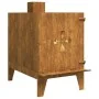 Estufa de camping de acero corten 35x50x60 cm by , Tableware and kitchen utensils for camping - Ref: Foro24-859841, Price: 53...