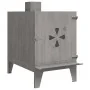 Estufa de camping de acero corten 35x50x60 cm by , Tableware and kitchen utensils for camping - Ref: Foro24-859841, Price: 53...