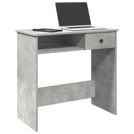 Escritorio de madera contrachapada gris hormigón 80x40x75 cm de , Escritorios - Ref: Foro24-860475, Precio: 61,46 €, Descuent...