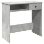 Escritorio de madera contrachapada gris hormigón 80x40x75 cm de , Escritorios - Ref: Foro24-860475, Precio: 61,46 €, Descuent...