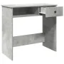 Escritorio de madera contrachapada gris hormigón 80x40x75 cm de , Escritorios - Ref: Foro24-860475, Precio: 61,46 €, Descuent...