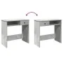 Escritorio de madera contrachapada gris hormigón 80x40x75 cm de , Escritorios - Ref: Foro24-860475, Precio: 61,46 €, Descuent...