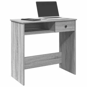 Escritorio de madera contrachapada gris Sonoma 80x40x75 cm von , Schreibtische - Ref: Foro24-860477, Preis: 66,38 €, Rabatt: %