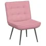 Sillón de relax con reposapiés terciopelo rosa by , Chairs - Ref: Foro24-4012330, Price: 113,56 €, Discount: %