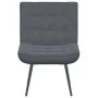 Sillón de relax terciopelo gris oscuro 64x74x84 cm de , Sillas - Ref: Foro24-4012318, Precio: 91,96 €, Descuento: %