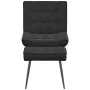 Sillón de relax con reposapiés terciopelo negro by , Chairs - Ref: Foro24-4012332, Price: 132,75 €, Discount: %