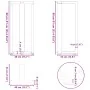 Patas de mesa de bar forma T 2 uds acero negro 40x35x(90-91) cm by , Table legs - Ref: Foro24-4013072, Price: 144,41 €, Disco...