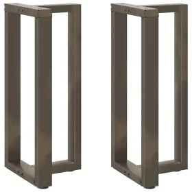 Patas de mesa bar forma T 2 uds acero natural 50x35x(90-91) cm von , Tischbeine - Ref: Foro24-4013079, Preis: 130,84 €, Rabat...