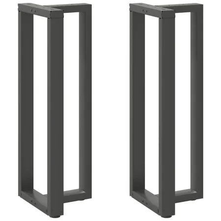 Patas mesa bar forma T 2 uds acero antracita 40x35x(110-111)cm de , Patas para mesas - Ref: Foro24-4013098, Precio: 138,27 €,...
