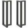 Patas mesa bar forma T 2 uds acero antracita 40x35x(110-111)cm de , Patas para mesas - Ref: Foro24-4013098, Precio: 138,27 €,...