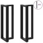 Patas de mesa bar forma T 2 uds acero negro 50x35x(110-111) cm von , Tischbeine - Ref: Foro24-4013100, Preis: 150,80 €, Rabat...