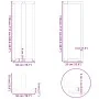 Patas de mesa bar forma T 2 uds acero negro 50x35x(110-111) cm von , Tischbeine - Ref: Foro24-4013100, Preis: 150,80 €, Rabat...