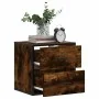 Mesitas de noche pared 2 uds color roble ahumado 40x31x39,5 cm von , Nachttische - Ref: Foro24-848729, Preis: 77,95 €, Rabatt: %