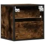 Mesitas de noche pared 2 uds color roble ahumado 40x31x39,5 cm von , Nachttische - Ref: Foro24-848729, Preis: 77,95 €, Rabatt: %