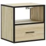 Mesita de noche de pared color roble ahumado 40x31x39,5 cm von , Nachttische - Ref: Foro24-848736, Preis: 40,87 €, Rabatt: %