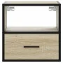 Mesita de noche de pared color roble ahumado 40x31x39,5 cm von , Nachttische - Ref: Foro24-848736, Preis: 40,87 €, Rabatt: %
