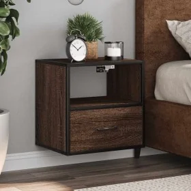 Mesitas de noche pared 2 uds color roble marrón 40x31x39,5 cm von , Nachttische - Ref: Foro24-848743, Preis: 69,28 €, Rabatt: %