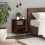Mesita de noche de pared color roble ahumado 40x31x39,5 cm by , Nightstands - Ref: Foro24-848748, Price: 32,79 €, Discount: %