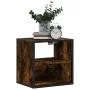 Mesita de noche de pared color roble ahumado 40x31x39,5 cm by , Nightstands - Ref: Foro24-848748, Price: 32,79 €, Discount: %