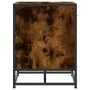 Banco zapatero madera de ingeniería roble ahumado 60x40x53,5 cm by , Benches for halls and storage - Ref: Foro24-849221, Pric...