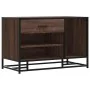Banco zapatero madera de ingeniería marrón roble 80x40x53,5 cm by , Benches for halls and storage - Ref: Foro24-849228, Price...