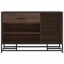 Banco zapatero madera de ingeniería marrón roble 80x40x53,5 cm by , Benches for halls and storage - Ref: Foro24-849228, Price...
