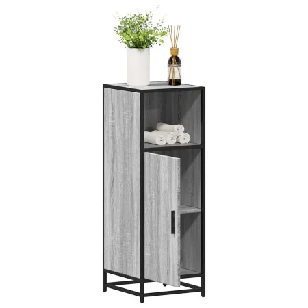 Armario de baño madera contrachapada gris sonoma 35x37,5x100 cm by , Bathroom furniture - Ref: Foro24-849242, Price: 79,19 €,...