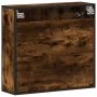 Armario con espejo baño madera roble ahumado 65x20x60 cm de , Tocadores de baño - Ref: Foro24-849256, Precio: 81,86 €, Descue...