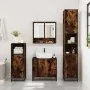 Armario con espejo baño madera roble ahumado 65x20x60 cm von , Badezimmerwaschtische - Ref: Foro24-849261, Preis: 81,89 €, Ra...