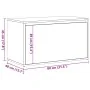Banco de pasillo de aglomerado madera vieja 80x40x45 cm by , Benches for halls and storage - Ref: Foro24-856752, Price: 66,86...