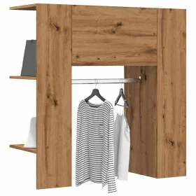 Mueble recibidor madera ingeniería roble artesanal 97,5x37x99cm by , Closets and storage - Ref: Foro24-857038, Price: 75,76 €...