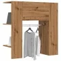 Mueble recibidor madera ingeniería roble artesanal 97,5x37x99cm by , Closets and storage - Ref: Foro24-857038, Price: 75,76 €...