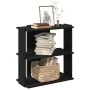 Librería de 3 estantes madera de ingeniería negro 60x30x60 cm de , Librerías y estanterías - Ref: Foro24-860248, Precio: 39,0...