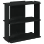 Librería de 3 estantes madera de ingeniería negro 60x30x60 cm de , Librerías y estanterías - Ref: Foro24-860248, Precio: 39,0...