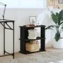 Librería de 3 estantes madera de ingeniería negro 60x30x60 cm de , Librerías y estanterías - Ref: Foro24-860248, Precio: 39,0...