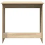 Escritorio madera contrachapada color roble Sonoma 80x40x75 cm by , Desks - Ref: Foro24-860456, Price: 47,48 €, Discount: %