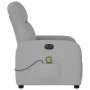Sillón reclinable de masaje eléctrico tela gris nube by , Armchairs - Ref: Foro24-3302971, Price: 254,00 €, Discount: %