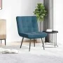 Sillón de relax terciopelo azul 64x74x84 cm by , Chairs - Ref: Foro24-4012326, Price: 91,23 €, Discount: %