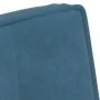 Sillón de relax terciopelo azul 64x74x84 cm by , Chairs - Ref: Foro24-4012326, Price: 91,23 €, Discount: %