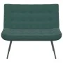 Banco de terciopelo verde oscuro 110x74x84 cm de , Bancos - Ref: Foro24-4012339, Precio: 177,57 €, Descuento: %