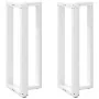 Patas de mesa bar forma T 2 uds acero blanco 40x35x(100-101) cm by , Table legs - Ref: Foro24-4013085, Price: 133,61 €, Disco...