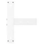Patas de mesa bar forma T 2 uds acero blanco 40x35x(100-101) cm by , Table legs - Ref: Foro24-4013085, Price: 133,61 €, Disco...