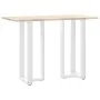 Patas de mesa bar forma T 2 uds acero blanco 40x35x(100-101) cm by , Table legs - Ref: Foro24-4013085, Price: 133,61 €, Disco...
