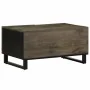 Mesa de centro madera maciza de mango negra 80x50x40 cm de , Mesas de centro - Ref: Foro24-4017688, Precio: 97,85 €, Descuent...