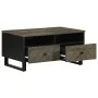 Mesa de centro madera maciza de mango negra 80x54x40 cm by , Coffee table - Ref: Foro24-4017697, Price: 135,60 €, Discount: %