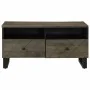 Mesa de centro madera maciza de mango negra 80x54x40 cm by , Coffee table - Ref: Foro24-4017697, Price: 135,60 €, Discount: %