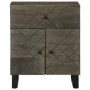 Mesita de noche madera maciza de mango negra 50x33x60 cm de , Mesitas de noche - Ref: Foro24-4017695, Precio: 81,86 €, Descue...
