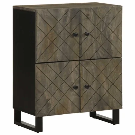 Aparador negro 60x33x75 cm madera maciza mango von , CD- und DVD-Speicher - Ref: Foro24-4017710, Preis: 106,89 €, Rabatt: %