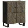 Aparador negro 60x33x75 cm madera maciza mango von , CD- und DVD-Speicher - Ref: Foro24-4017710, Preis: 106,89 €, Rabatt: %
