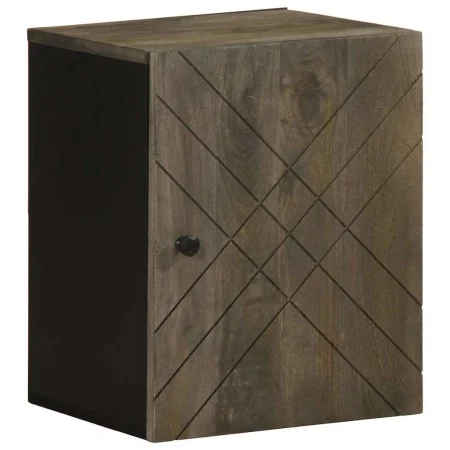 Mueble de baño de pared de madera maciza mango negro 38x33x48cm by , Bathroom furniture - Ref: Foro24-4017704, Price: 63,50 €...